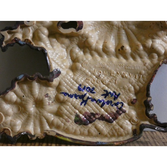 Vintage Burwood Products Co. Flower Baskets Hand Painted & Signed By Artist - Picture 8 of 10